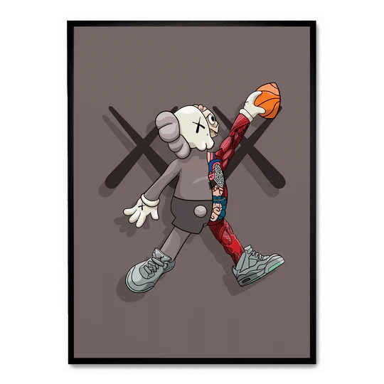 KAWS Basketball - Poster - Roomy